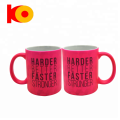 Neues Design der 11oz Sublimation Coated Soft Touch Beche Design Kaffeetasse Kaffeetasse